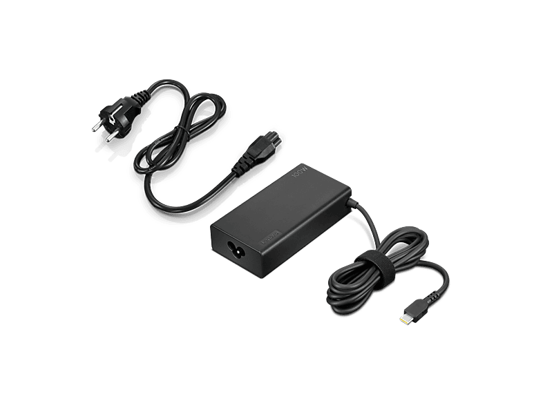 Cargador para portátil - Lenovo 100W AC Adaptador(USB Type-C) Profesional, Negro