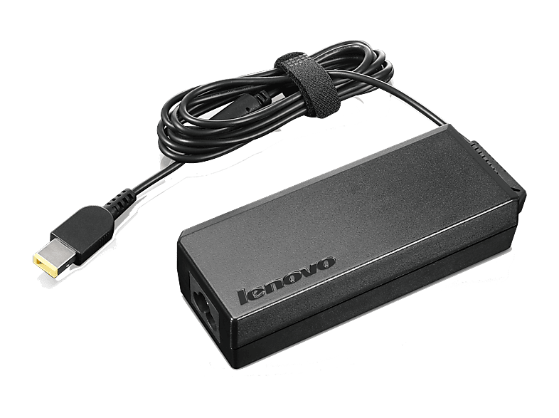 Cargador para portátil - Lenovo Adaptador de CA 90 W ThinkPad (punta delgada), Negro