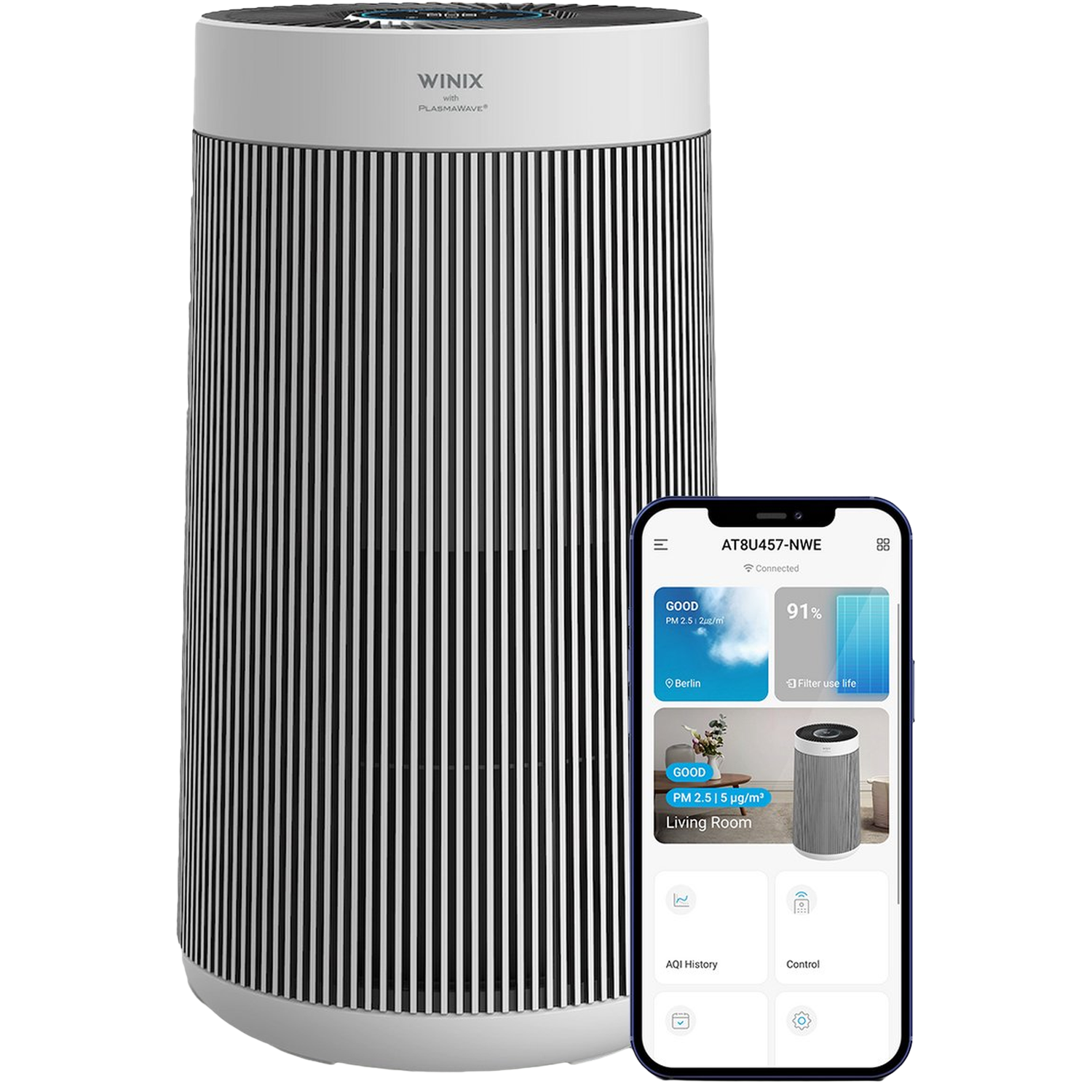 Winix T800 Wifi - Luchtreiniger 120 M² Met IONisator Multicolor