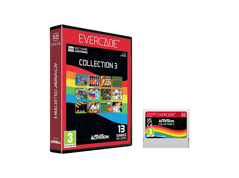 Cartucho juego retro Evercade: Activision Collection 3