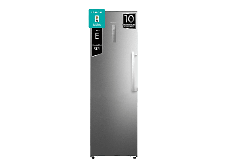 Congelador vertical - Hisense FT3K310SAIE1, 312 l, 185.6 cm, Kitchen Fit, WiFi, Inox