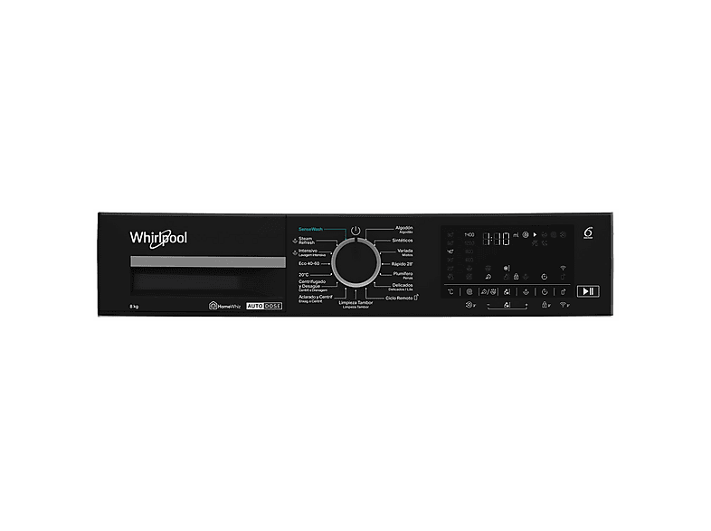 Lavadora carga frontal - Whirlpool WPM 87W ADS SPT, 8 kg, 1400 rpm, 18 Programas, Sense Wash, Tecnología 6th sense, Blanco – imagen 3