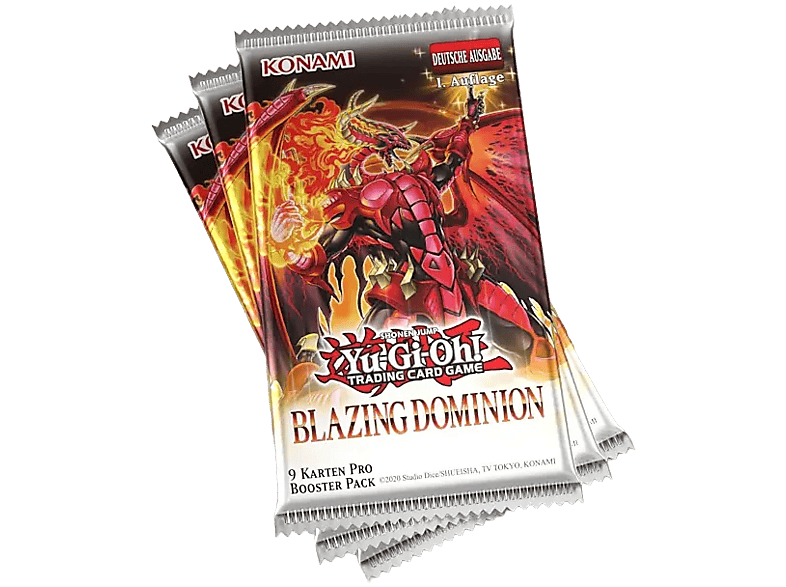 Yu-Gi-Oh! Blazing Dominion - Tuckbox (3 Booster) 1. Auflage - deutsch Sammelkarten