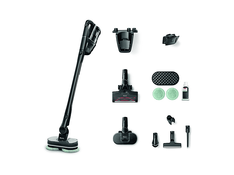 SCOPA ELETTRICA MIELE TRIFLEX HX3 AQUA, Potenza Max 250 W, Autonomia fino a 70 min, Contenitore polvere 0,5 l, Nero Ossidiana