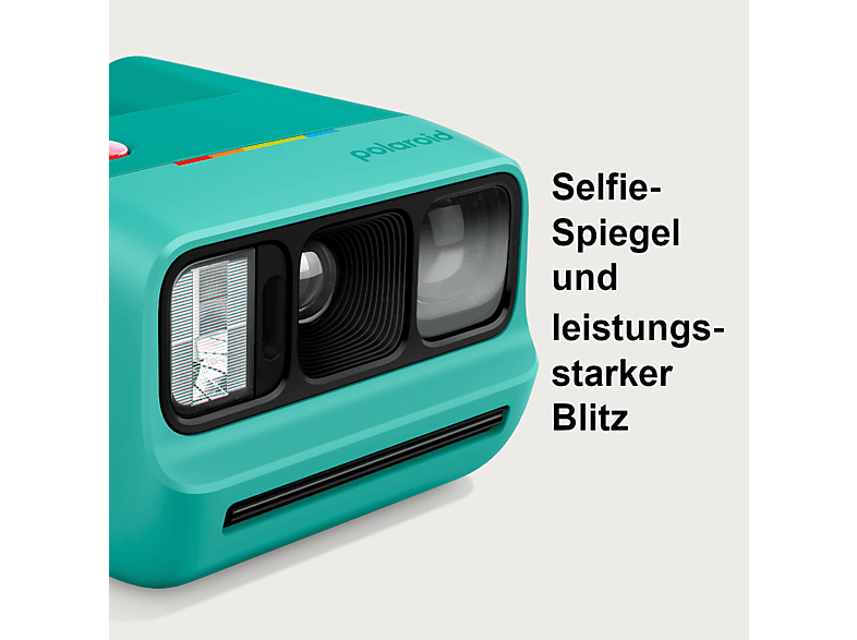 Polaroid Go Generation 3, Sofortbildkamera, Türkis — Foto 4 von 5