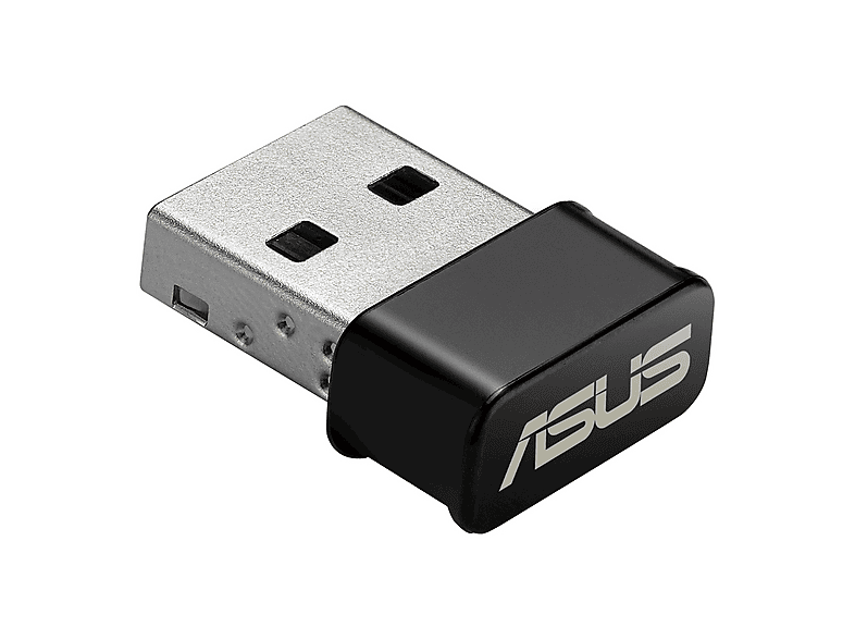 Adattatore ASUS USB-AC53 NANO, Velocità di trasferimento 1167 Mbit/s, Sistema operativo compatibile con Windows 7/8/8.1/10 e Mac OS X 10.7–10.12, Dispositivi compatibili PC/notebook USB-A 2.0