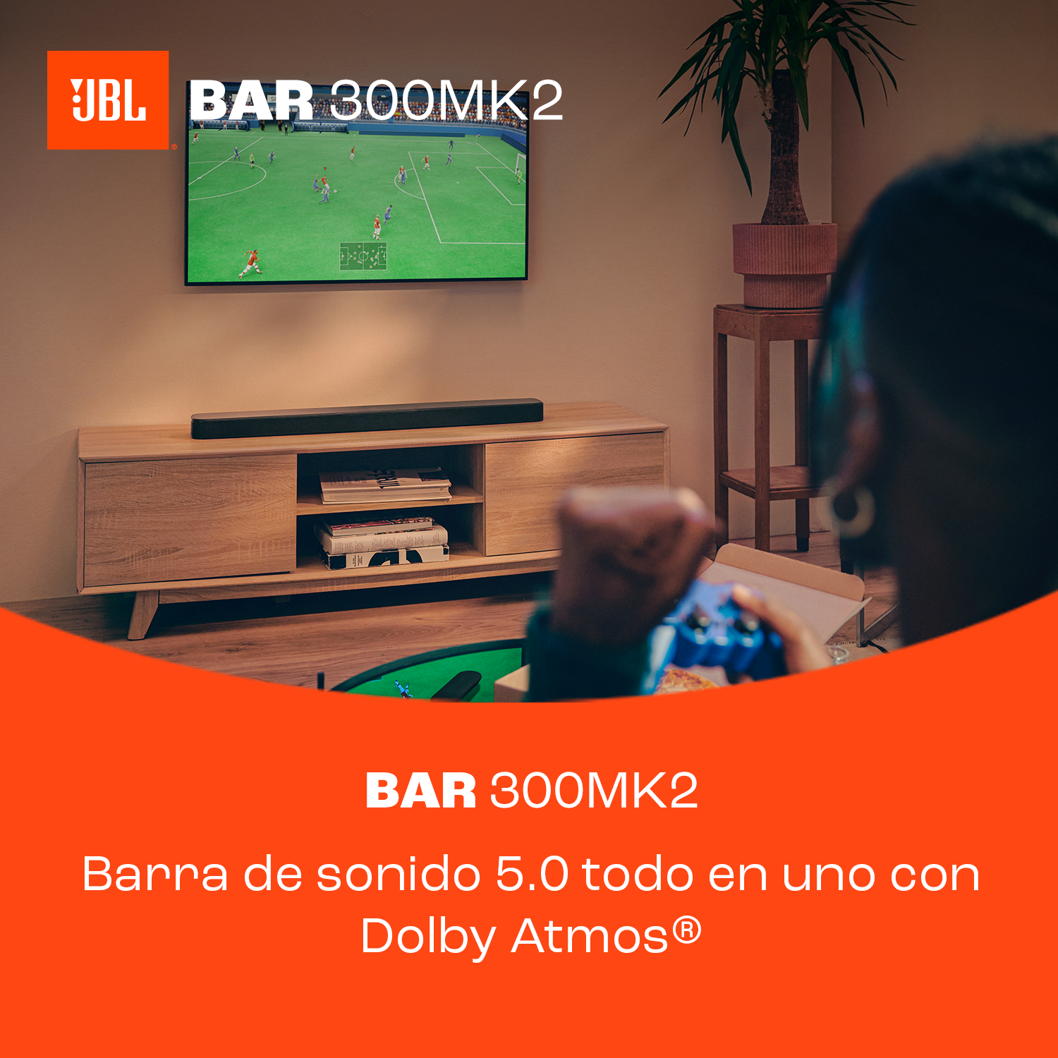 Barra de sonido 5.0 todo en uno con dolby atmos