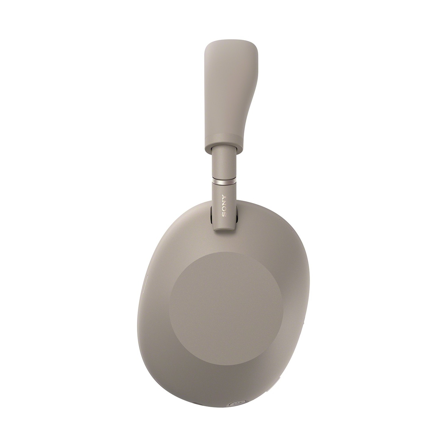 Cuffie Sony grigie, isolate su sfondo bianco.