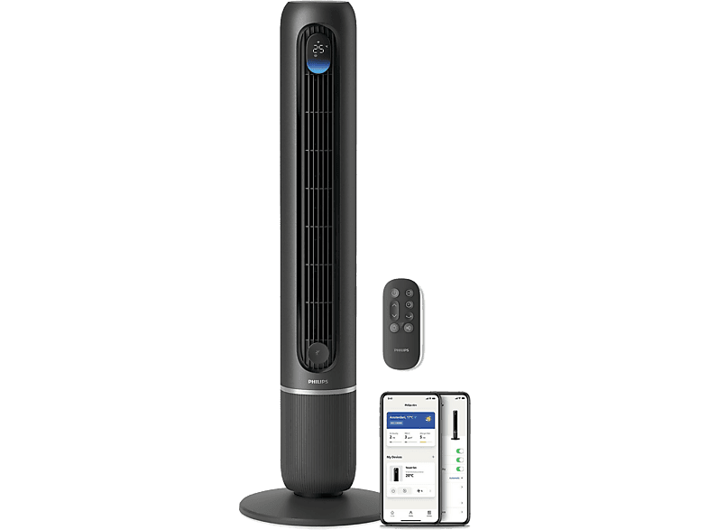 Wentylator kolumnowy PHILIPS Smart serii 7000 CX7550/01 Czarny