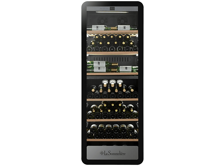 La Sommelière APOGEE250DZN Weinlagerschrank (522 l, 139 kWh, EEK: F, Edelstahl, Anzahl Flaschen: 247)
