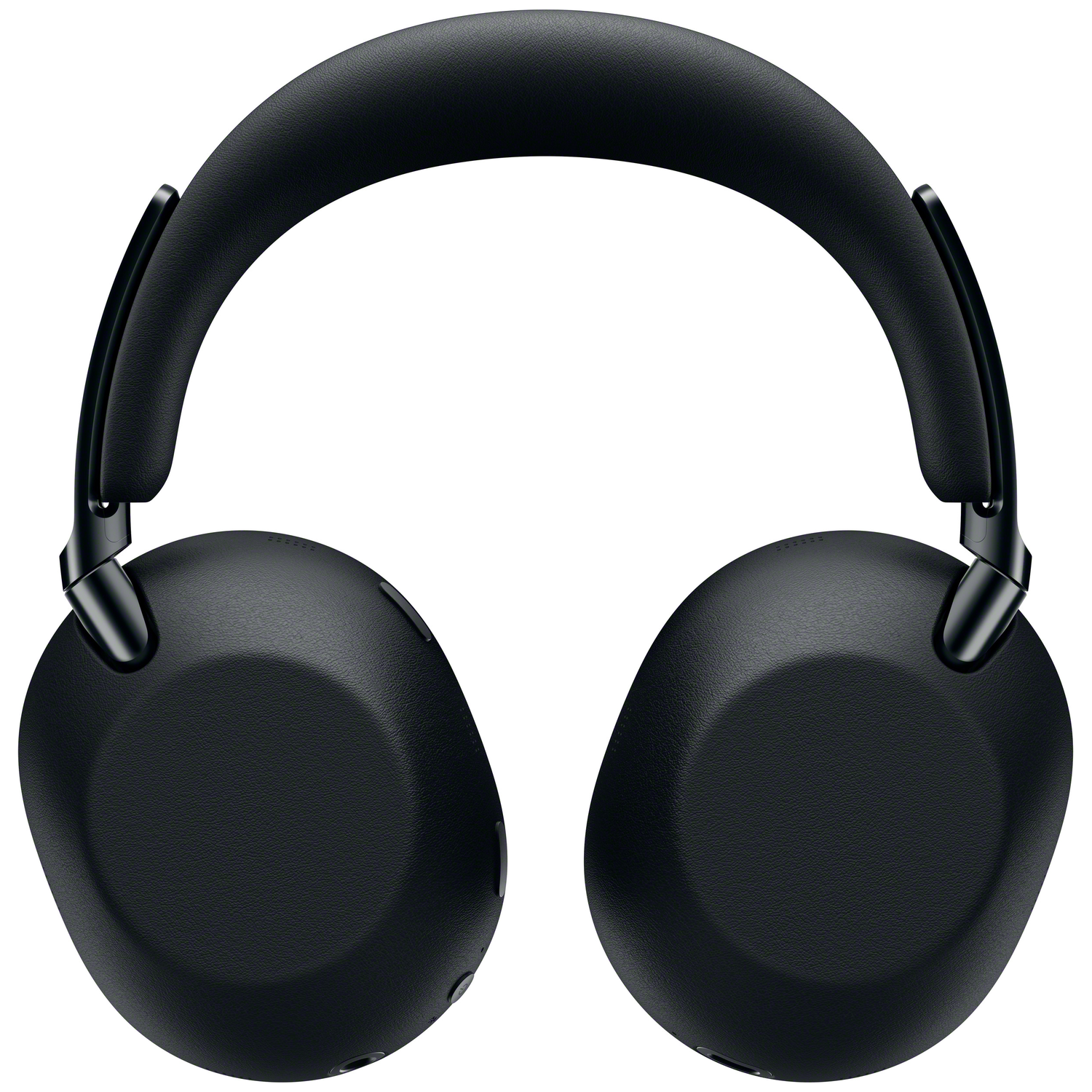 Black over-ear headphones with a padded headband and earcups.