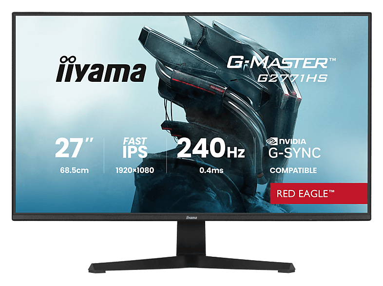 Monitor IIYAMA G-Master G2771HS-B1 Red Eagle 27 FHD IPS 0.4ms 240Hz HDR10 G-Sync Czarny