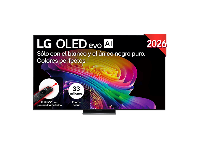 TV OLED 83" - LG OLED83C64LA, 4K, Procesador Inteligente α11 AI Processor 4K Gen3, Smart TV, DVB-T2 (H.265), Negro