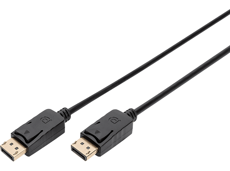 DIGITUS DisplayPort Anschlusskabel, 15 m, Schwarz; DisplayPort Kabel----DisplayPort Kabel