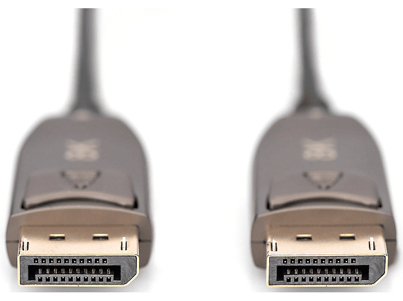 DIGITUS DisplayPort AOC Hybrid Glasfaserkabel, UHD 8K, 15 m, Schwarz; DisplayPort Glasfaserkabel----DisplayPort Glasfaserkabel — Foto 3 von 4