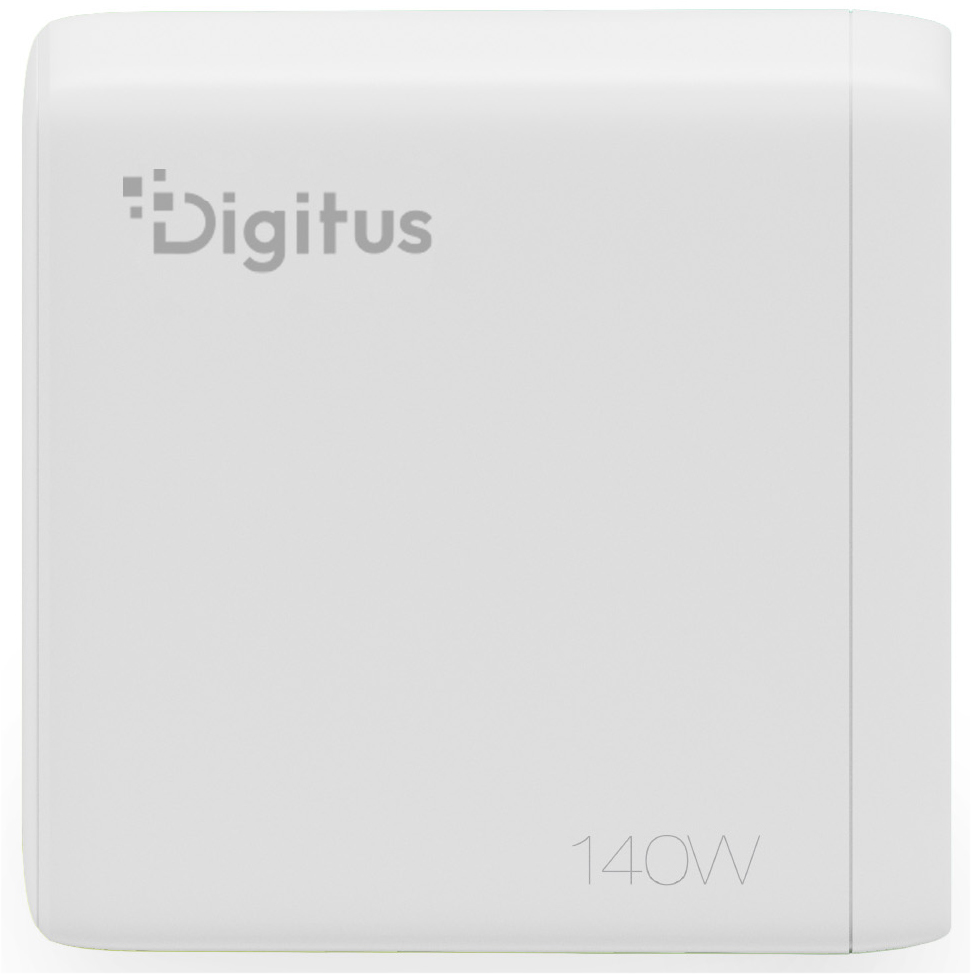 Ein weißer Digitus Netzteil mit 140W Beschriftung.