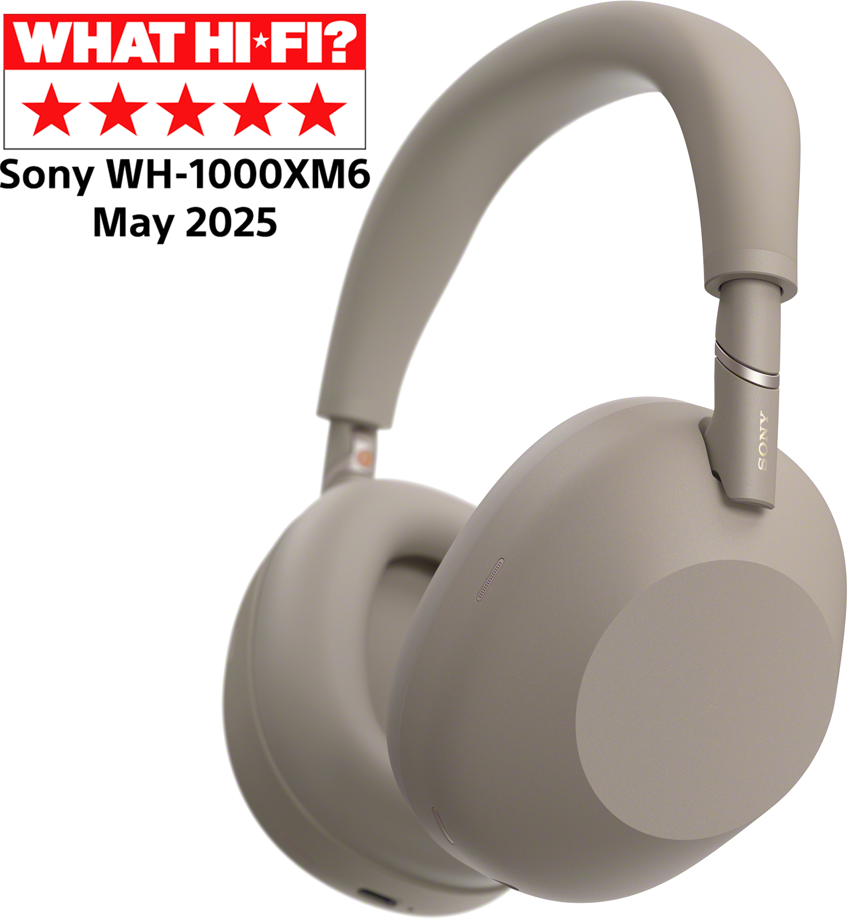 SONY WH-1000XM6T Vezeték nélküli Zajszürős BT fejhallgató, Sandstone (Homokkőbarna)