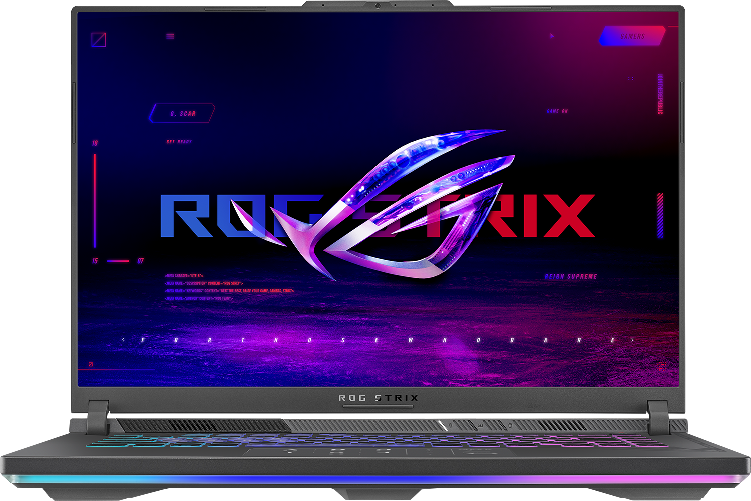 ASUS ROG Strix G16 G614PM-RV087 Szürke Gamer laptop (16" WUXGA/Ryzen 9/32GB/1024 GB SSD/RTX5060 8GB/NoOS)