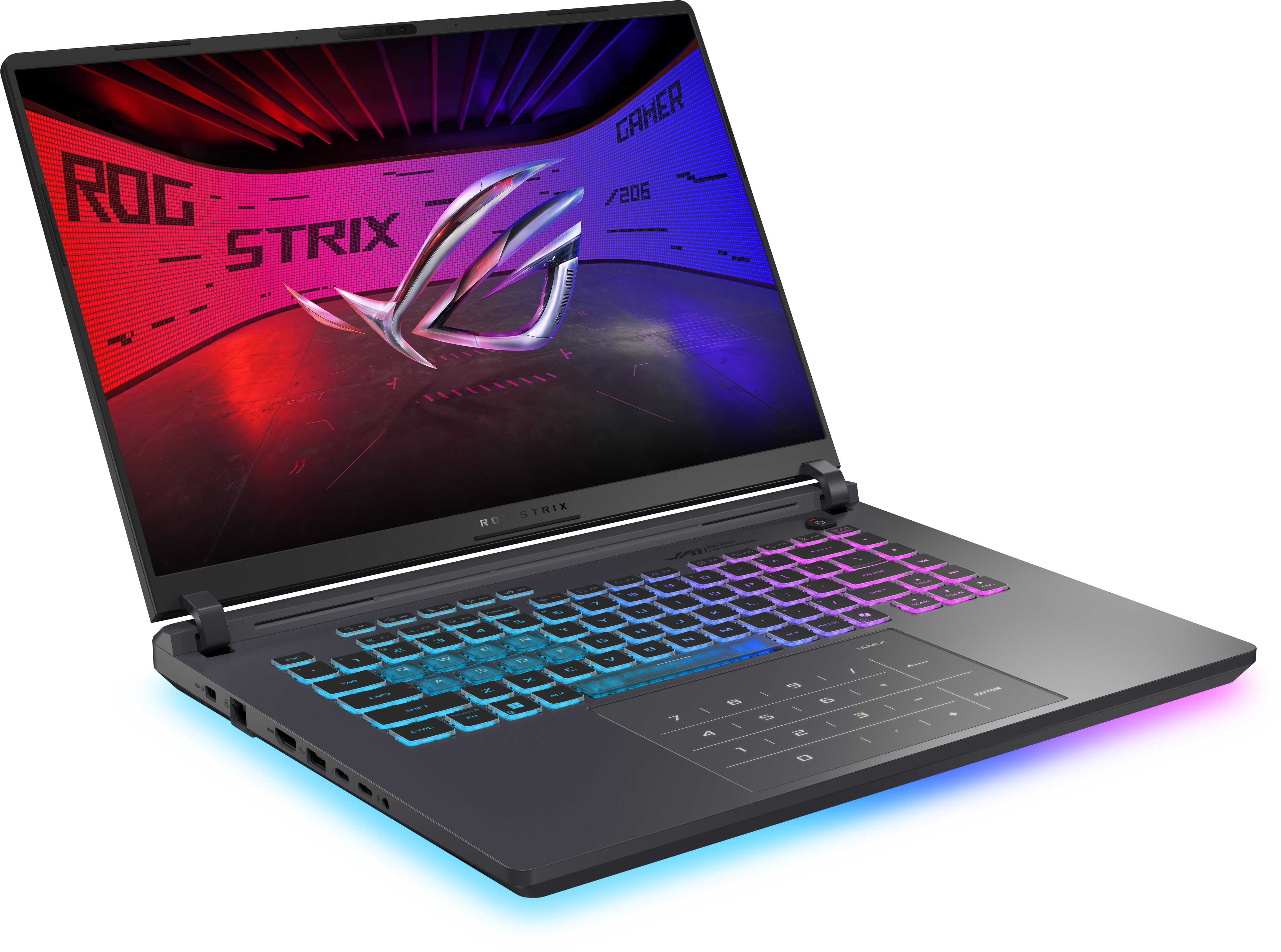 ASUS ROG Strix G16 G615LW-S5045 Szürke Gamer laptop (16" WQXGA/Core Ultra 9/32GB/1024 GB SSD/RTX5080 16GB/NoOS)