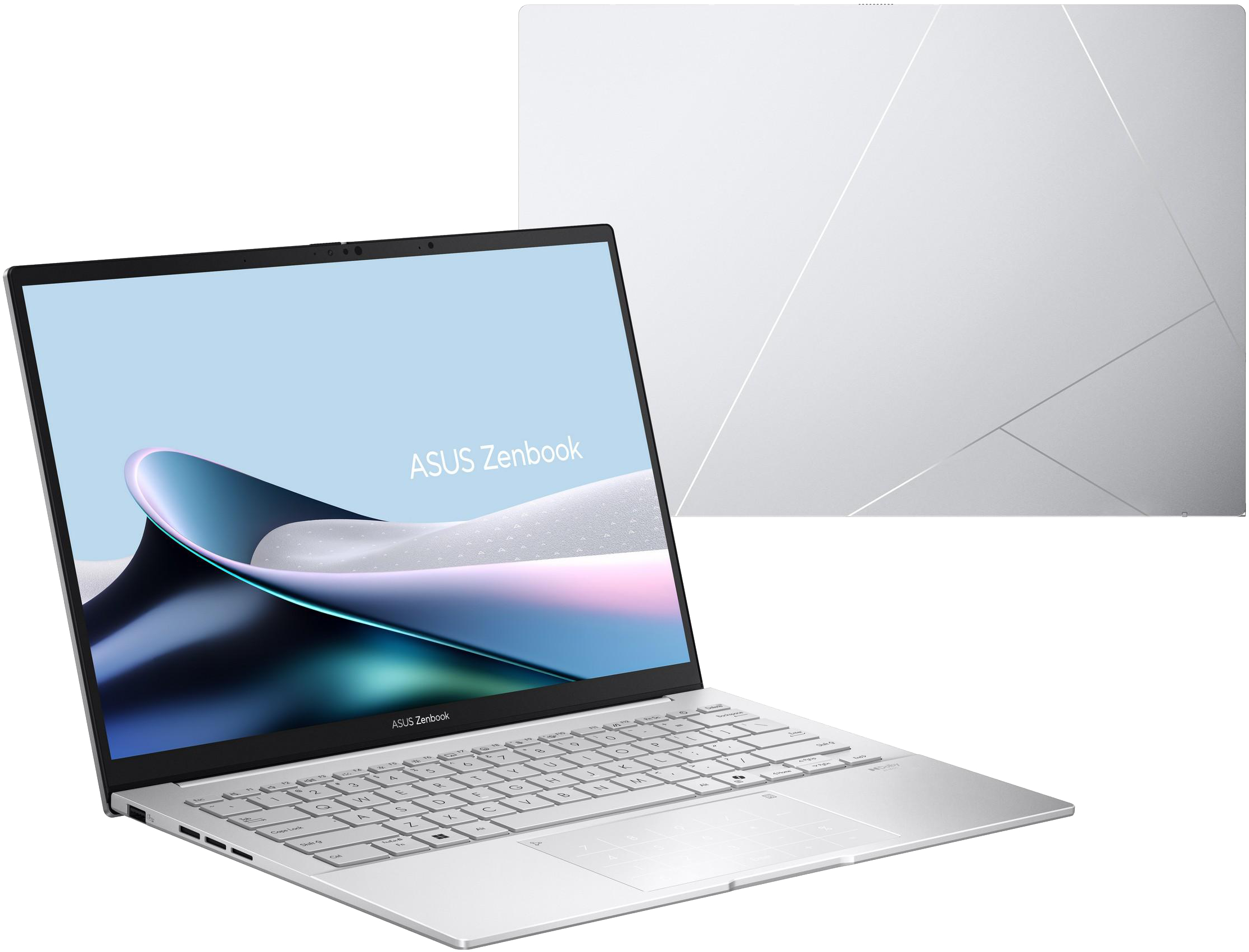 ASUS Zenbook 14 UX3405CA-ST1423 Ezüst Laptop (14" WQXGA+ OLED/Core Ultra 5/16GB/512 GB SSD/NoOS)