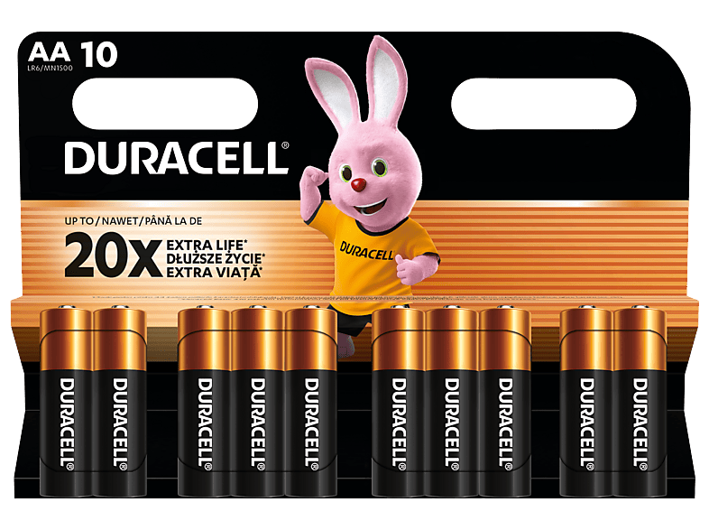 Baterie alkaliczne DURACELL Basic AA 10 szt.
