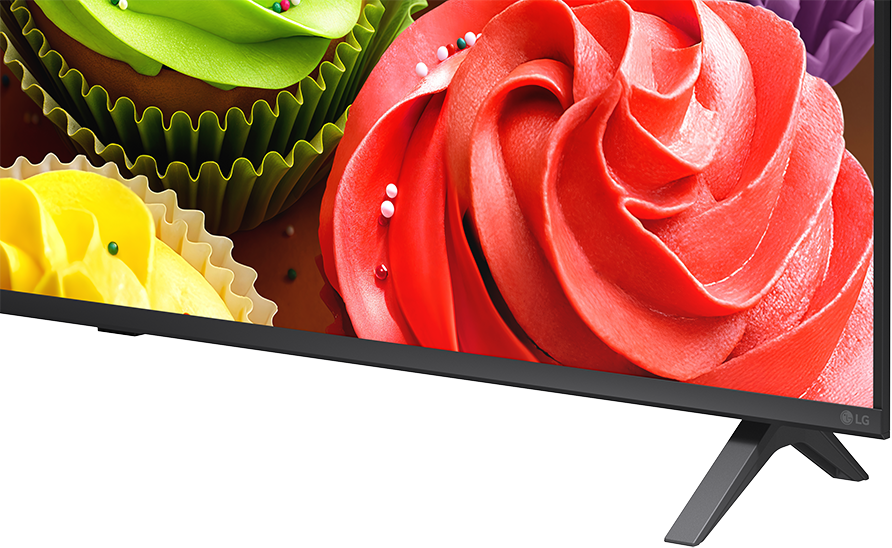 Színes, díszített cupcake-ok közeli képe egy képernyőn.