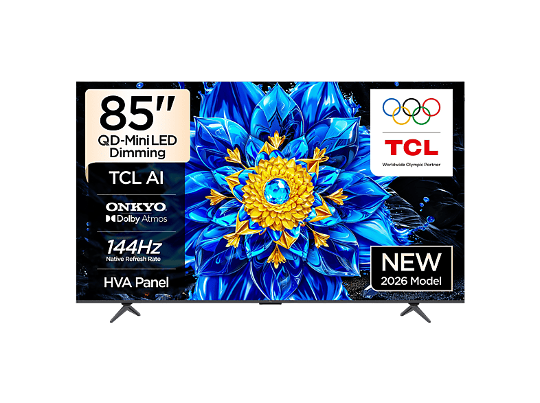 TCL 85P8L 85 inç 216 Ekran Uydu Alıcılı Smart 4K Google QD MiniLED TV