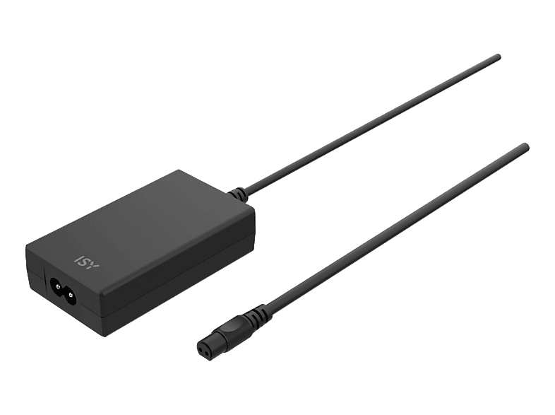 ISY IAC-1045 GAN Universeller Notebook-Netzadapter Acer, ASUS, Compaq, Dell, Dynabook, Fujitsu, Gateway, HP, IBM, Lenovo, Medion, MSI, NEC, Packard Bell, Samsung, Sharp, Toshiba, 19 V 45 W, Schwarz