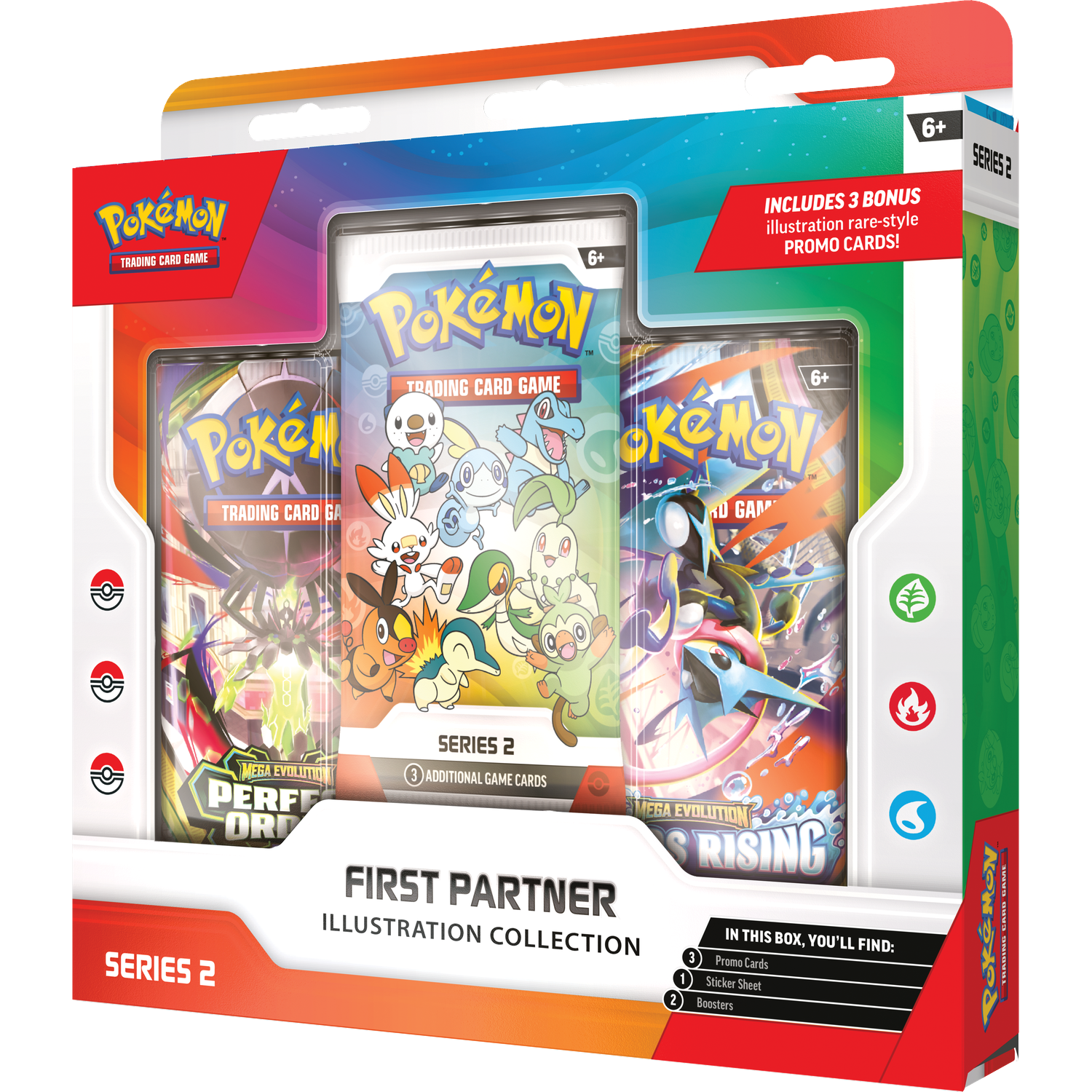 Pokémon Trading Card Game Series 2 First Partner Illustration Collection box.
