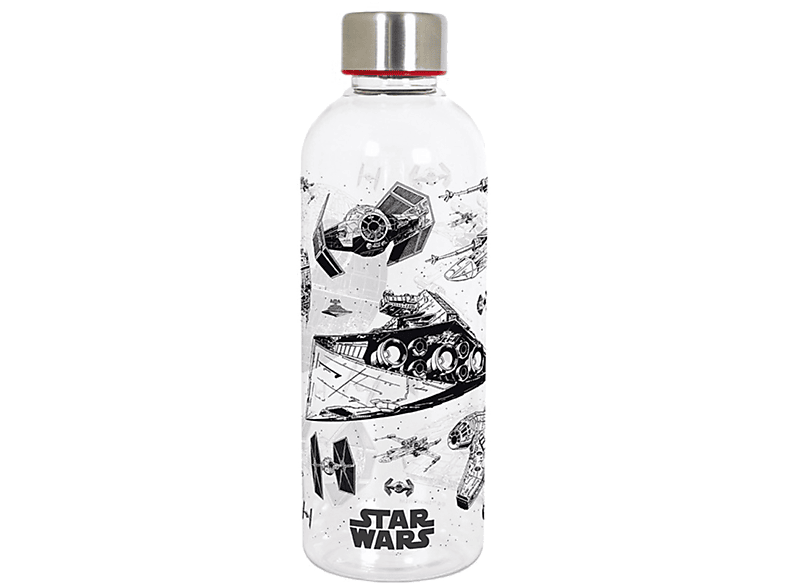 Botella - Sherwood Hidro Star Wars, 850 ml, Dibujo de las naves