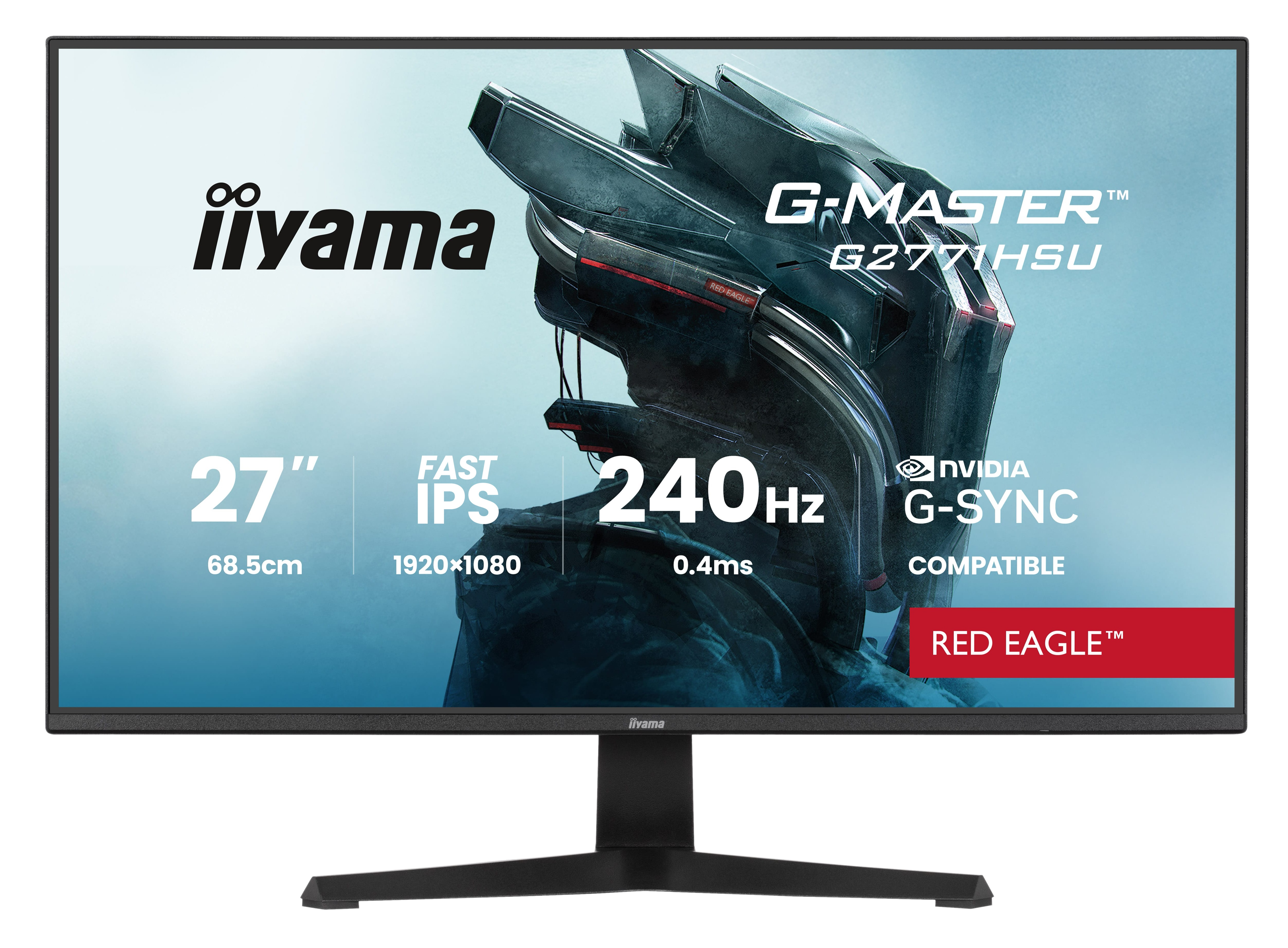 Monitor 27 cali 240Hz, IPS, 0,4ms, kompatybilny z G-SYNC.