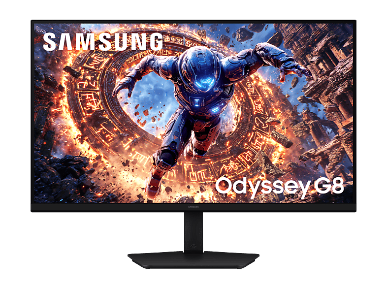 SAMSUNG G80HS 32 Zoll Monitor, UHD 6K, 1 ms Reaktionszeit, 400 cd/m², 165 Hz, Schwarz