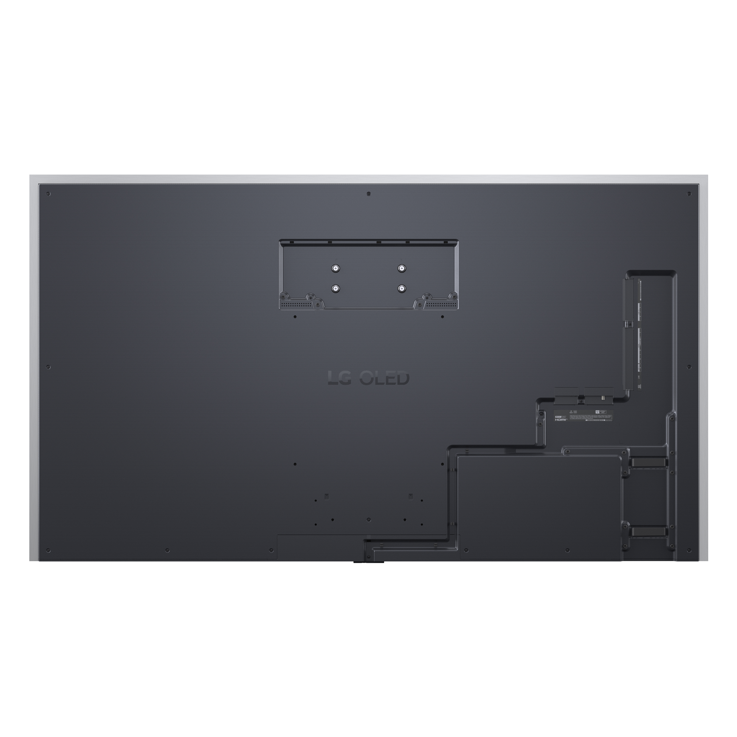 Tył telewizora LG OLED z portami i mocowaniem VESA.