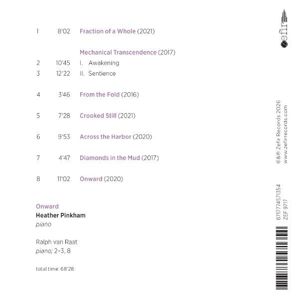 Trackliste mit Titeln, Laufzeiten und Künstlernamen auf weißem Hintergrund.