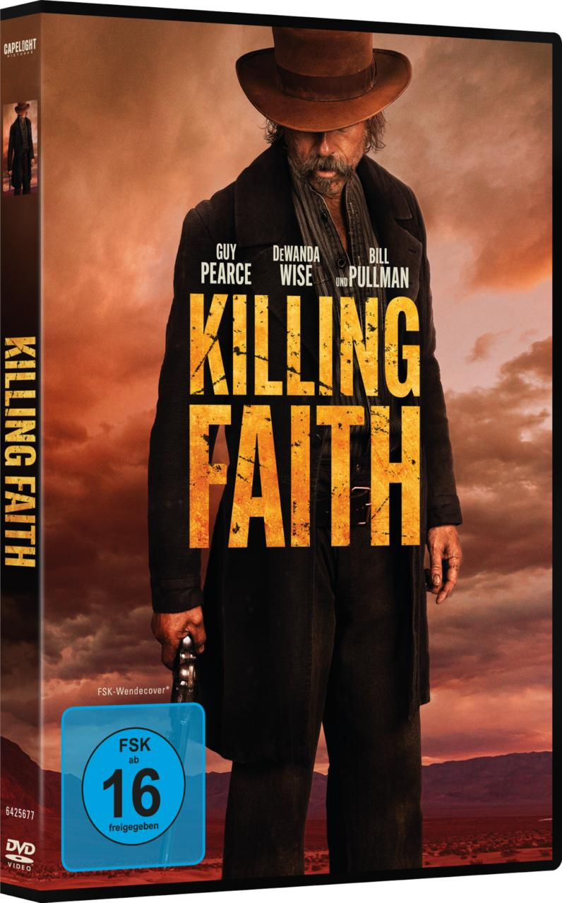 DVD-Cover: Mann mit Hut und Weste hält Pistole vor Wüstenhintergrund.