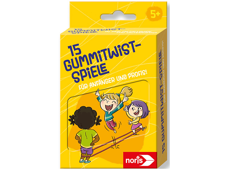 Simba 15 Gummitwist-Spiele für Anfänger und Profis (ab 5 Jahren); Gummiband