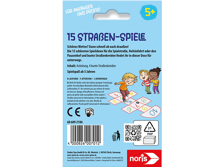 Simba 15 Straßen-Spiele für Anfänger und Profis (ab 5 Jahren) Murmelspiel — Foto 2 von 4