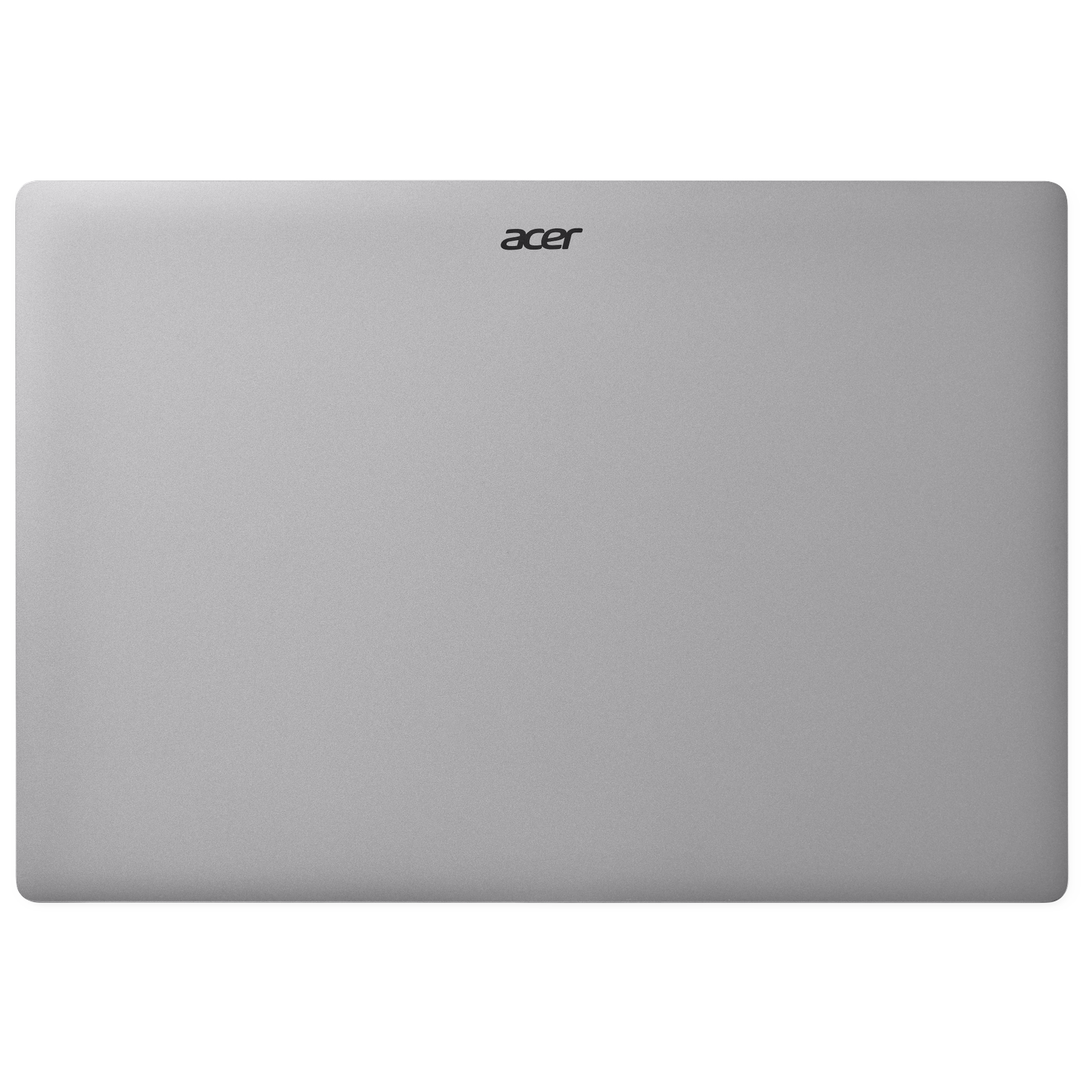 Closed silver laptop with the Acer logo on the top right.