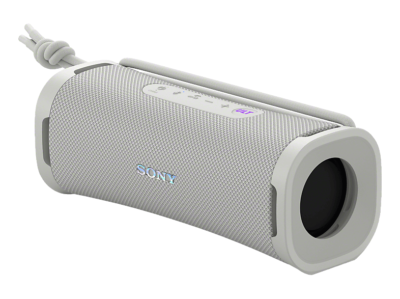 SONY ULT FIELD 1, Tragbarer Bluetooth Lautsprecher (12 Std. Akkulaufzeit, 650 g, IP67 Schutz), Off-White