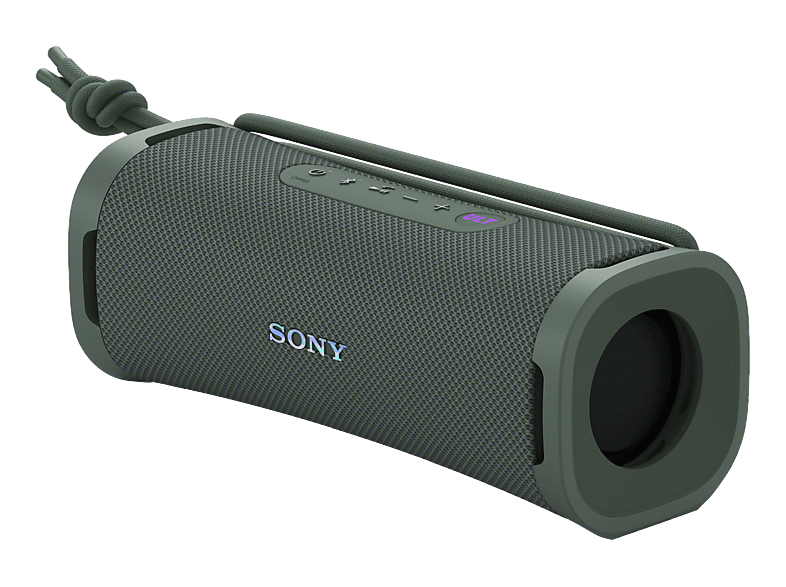 SONY ULT FIELD 1, Tragbarer Bluetooth Lautsprecher (12 Std. Akkulaufzeit, 650 g, IP67 Schutz), Forest-Grey