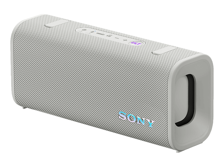 SONY ULT FIELD 3, Tragbarer Bluetooth Lautsprecher (24 Std. Akkulaufzeit, 1.2 kg, IP67 Schutz), Off White