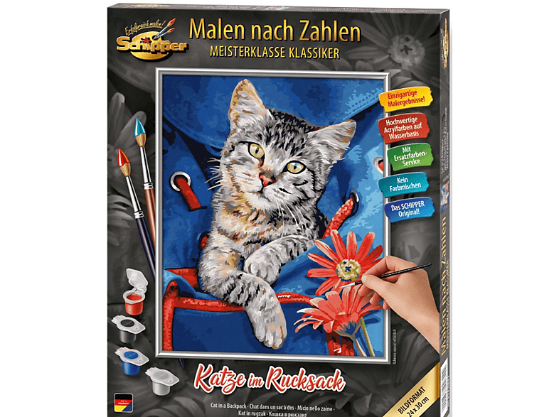 Simba Malen nach Zahlen: Katze im Rucksack — Foto 2 von 2