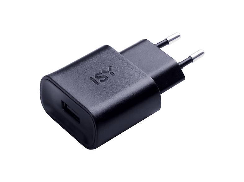 ISY IWC-4002-1 USB-A Reiseladegerät Universal, Schwarz