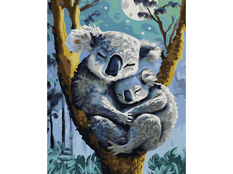 Simba Malen nach Zahlen:Koala mit Baby