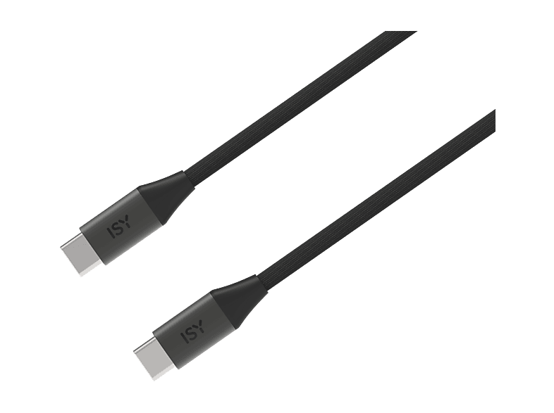 Cable USB-C - ISY IUC-7100, Carga rápida, 100W, 2m, Negro – imagen 2