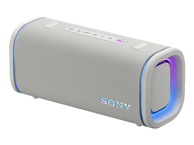 SONY ULT FIELD 5, Tragbarer Bluetooth Lautsprecher (25 Std. Akkulaufzeit, 3.3 kg, IP67 Schutz), Off-White