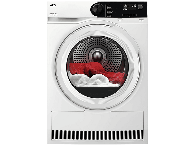 AEG TR7T65690 LAVAtheRM Wäschetrockner mit Wärmepumpentechnologie (9 kg, EEK: C, 64 dB(A)), Weiß)