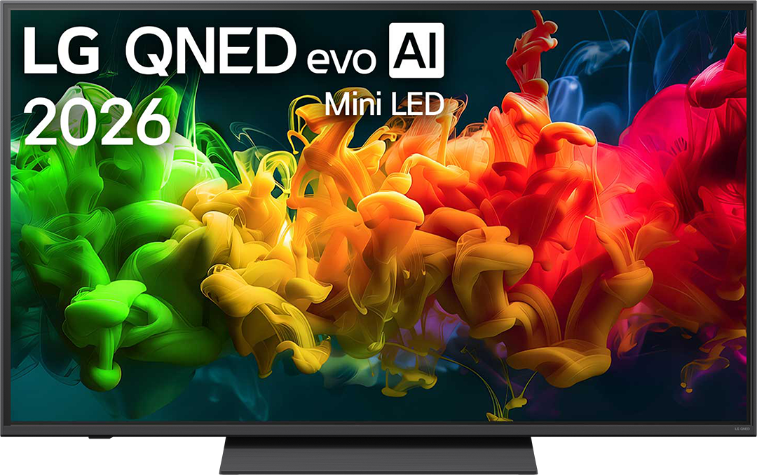 LG 55" QNED evo Mini LED 55QNED81B3A 4K AI Smart TV, 2026 okos tv,1 39cm Apple Airplay, webOS