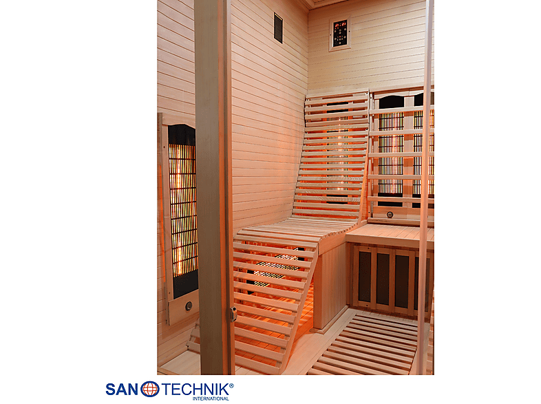 Sanotechnik J40150 Oslo Infrarotkabine 2 Personen 150x150x200cm (2660 Watt) — Foto 5 von 5