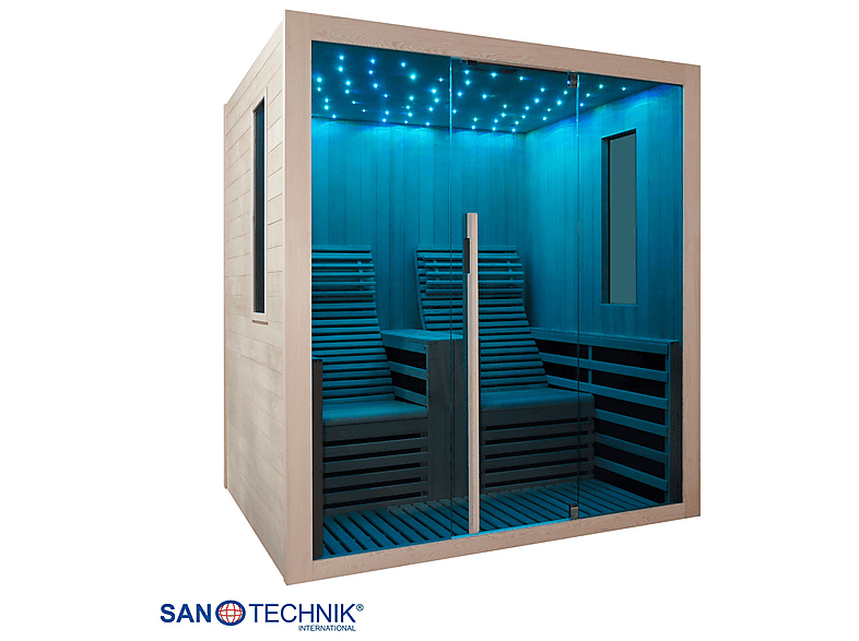 Sanotechnik F101080 Carbon 2 Infrarotkabine (3100 Watt) — Foto 4 von 5